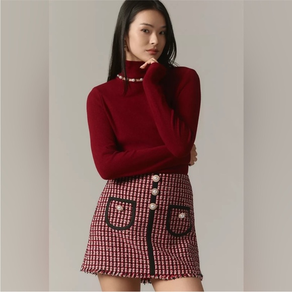 Cory Lynn Calter Dresses & Skirts - Corey Lynn Calter Red and Black Checkered Mini Skirt XL